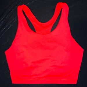 Red Lululemon Size 4 Crop
